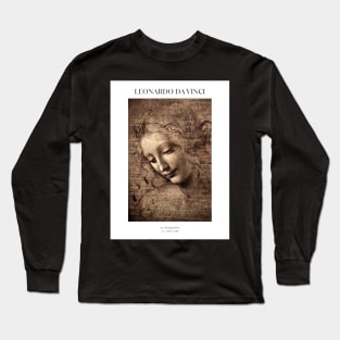 La Scapigliata by Da Vinci Poster Long Sleeve T-Shirt